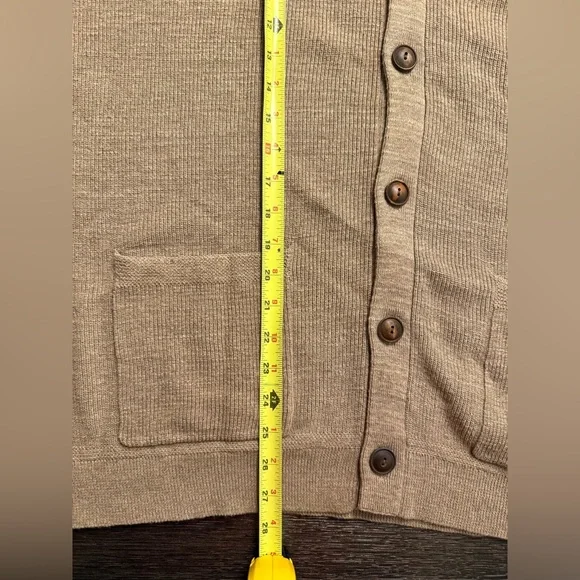 Polo by Ralph Lauren Men's Beige Cardigan Sweater - Picture 6 of 7